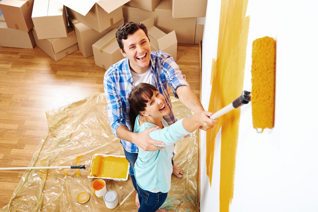 painting new home Huskyvac